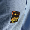 Camisa I Manchester City 0161 | 24/25 Modelo Jogador Puma - Azul (Manga longa)