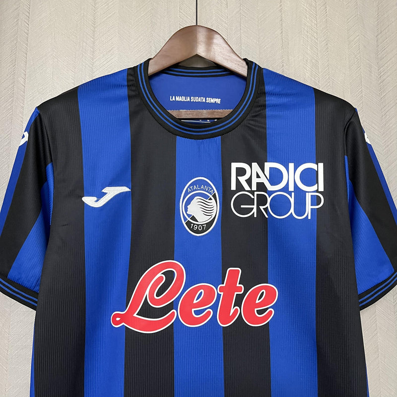 Camisa I Atalanta | 24/25 Torcedor Joma - Azul e Preta