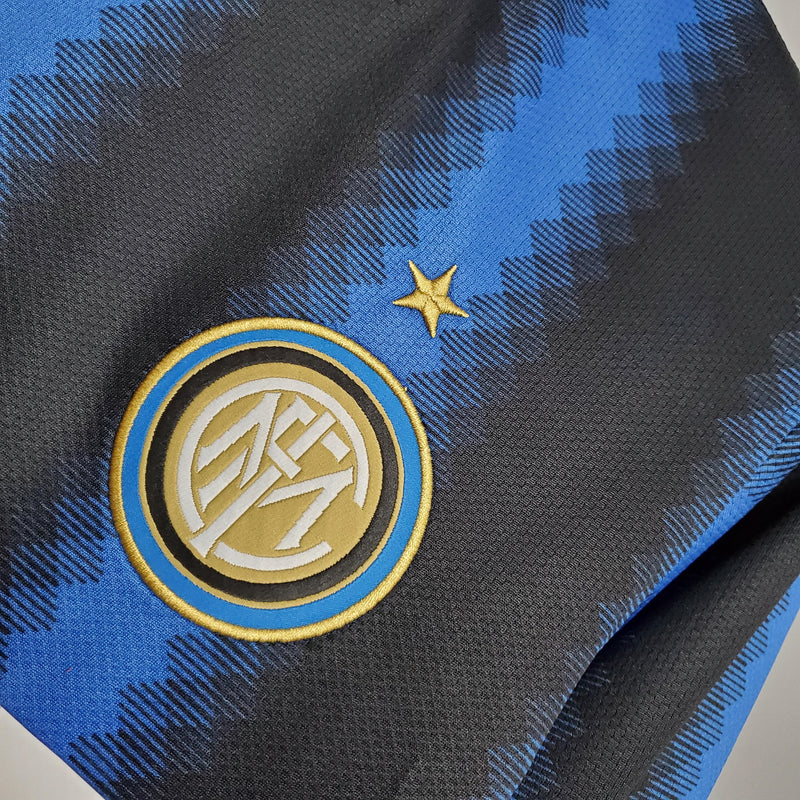 Camisa I Inter de Milão Retrô | 10/11 Torcedor Nike - Azul e Preta - Manga Longa