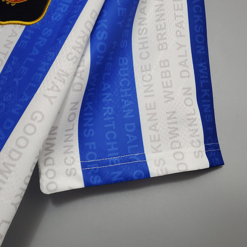 Camisa III Manchester United Retrô | 94/96 Umbro - Azul e Branca