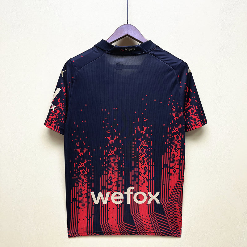 Camisa IV Milan | 23/24 Torcedor Puma - Preta e Vermelha