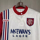 Camisa II Rangers Retrô | 96/97 Adidas - Branca Vermelha e Azul