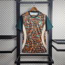 Camisa Pré Jogo Costa do Marfim | 2024 Torcedor Puna - Laranja Verde e Branca