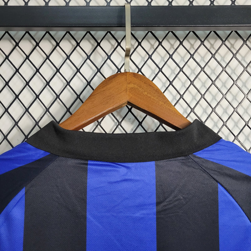 Camisa I Inter de Milão Retrô | 01/02 Nike - Azul e Preta