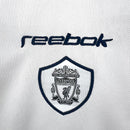 Camisa II Liverpool Retrô | 01/02 Reebok - Branca e Preta
