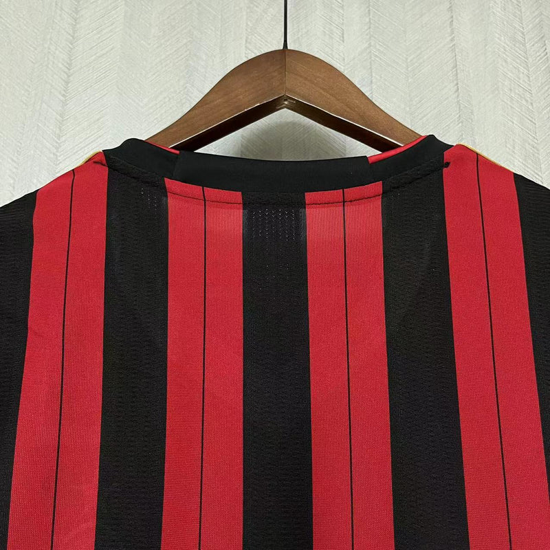 Camisa I Milan Retrô | 13/14 Adidas - Vermelha e Preta