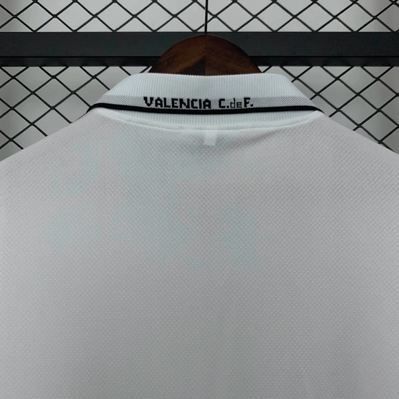 Camisa I Valencia Retrô | 96/97 Luanvi - Branca