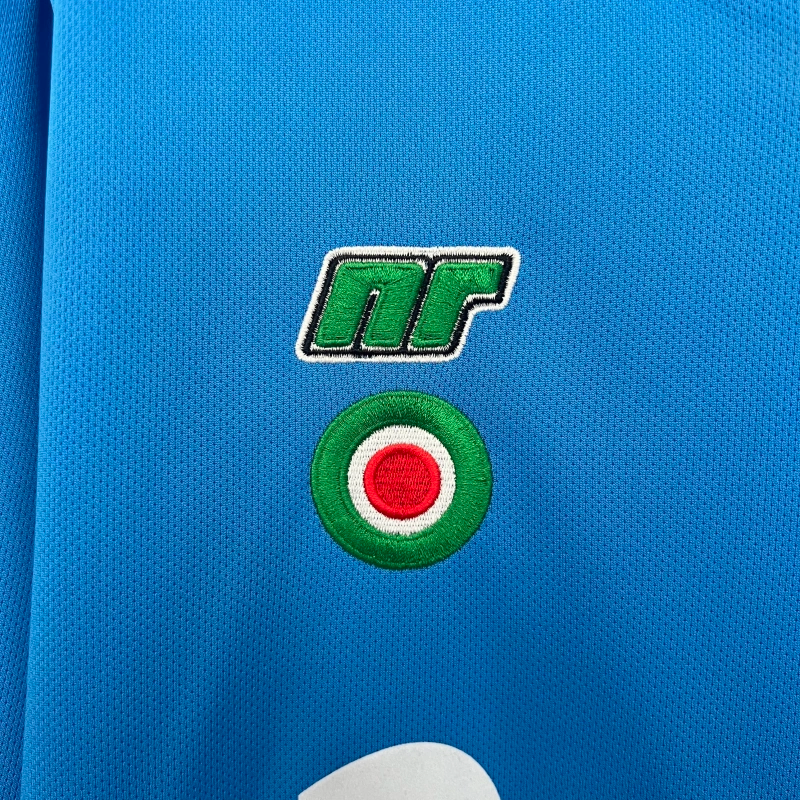 Camisa I Napoli Retrô | 87/88 Ennerre - Azul - Manga Longa