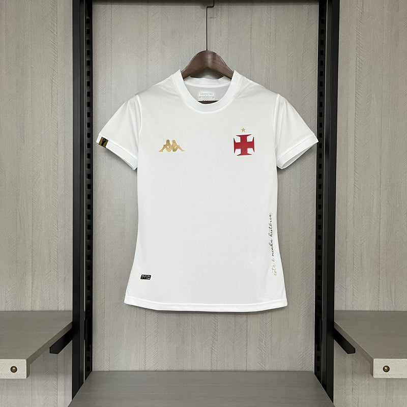 Camisa Goleira Vasco | 23/24 Torcedor Kappa - Feminina - Branca