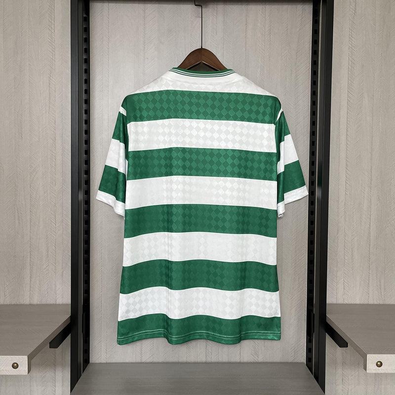 Camisa I Celtic Retrô | 87/88 Umbro - Verde e Branca