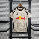 Camisa I NY Red Bulls | 25/26 Torcedor Adidas - Branca Preta e Cinza