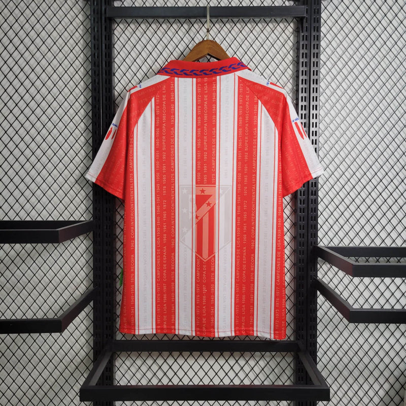 Camisa I Atlético de Madrid Retrô | 94/95 Puma - Vermelha e Branca