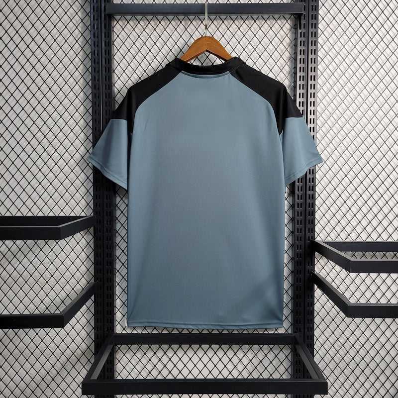 Camisa Pré Jogo Grêmio | 23/24 Torcedor Umbro - Cinza e Preta