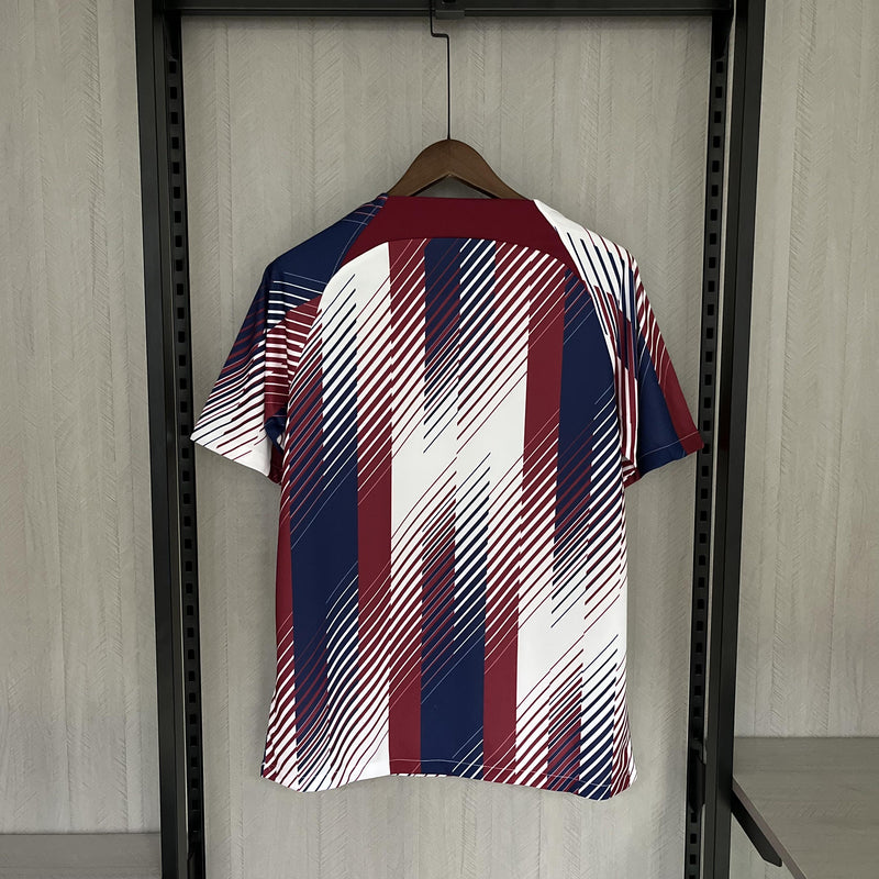 Camisa Treino Barcelona | 23/24 Torcedor Nike - Vermelha/Azul e Branca