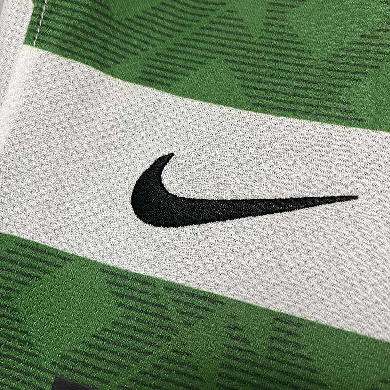 Camisa I Celtic Retrô | 10/12 Torcedor Nike - Branca e Verde