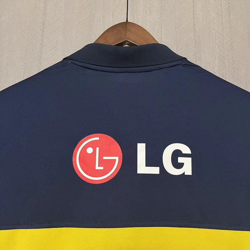 Camisa I Boca Juniors Retrô | 09/10 Torcedor Nike - Azul e Amarela
