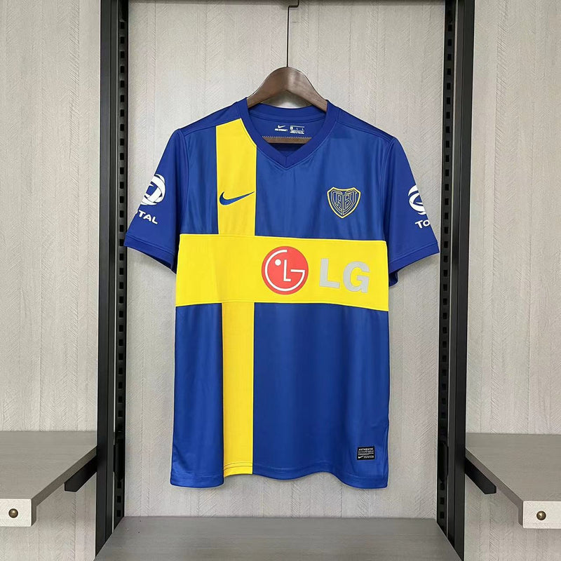 Camisa Edição Especial Boca Juniors Retrô | 09/10 Torcedor Nike - Azul e Amarela