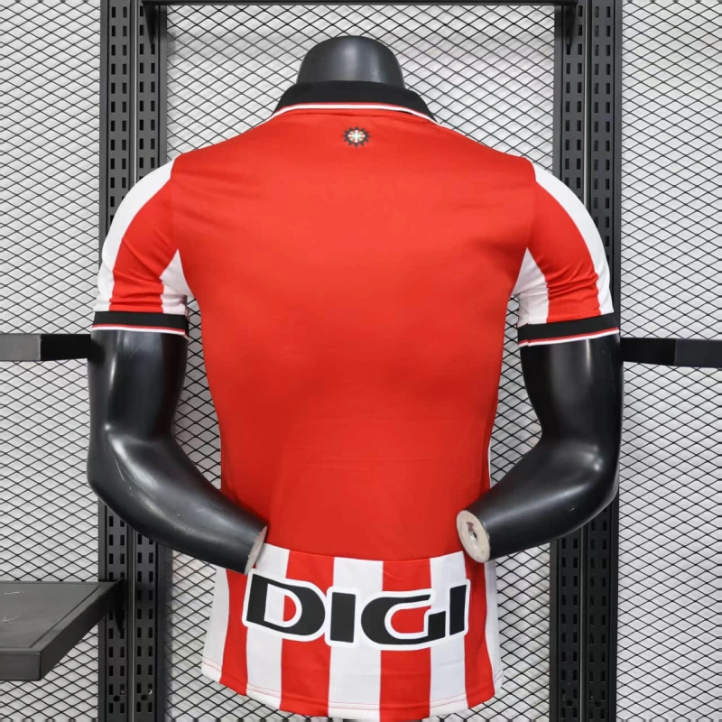 Camisa I Athletic Bilbao | 25/26 Modelo Jogador Castore - Vermelha e Branca