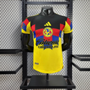 Camisa I América do México | 25/26 Modelo Jogador Adidas - Amarela Preta Vermelha e Azul