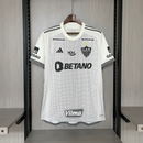 Camisa II Clube Atlético Mineiro | 24/25 Torcedor Adidas - Branca e Preta (Patrocinios)