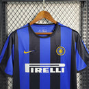 Camisa I Inter de Milão Retrô | 99/00 Nike - Azul e Preta
