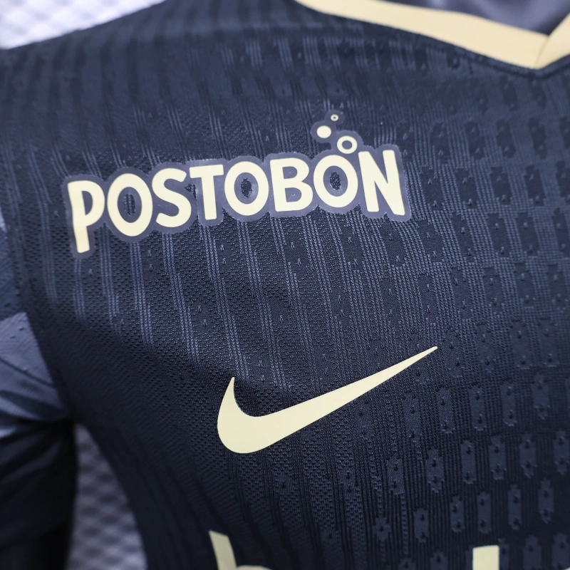 Camisa II Atlético Nacional | 25/26 Modelo Jogador Nike - Preta e Dourada