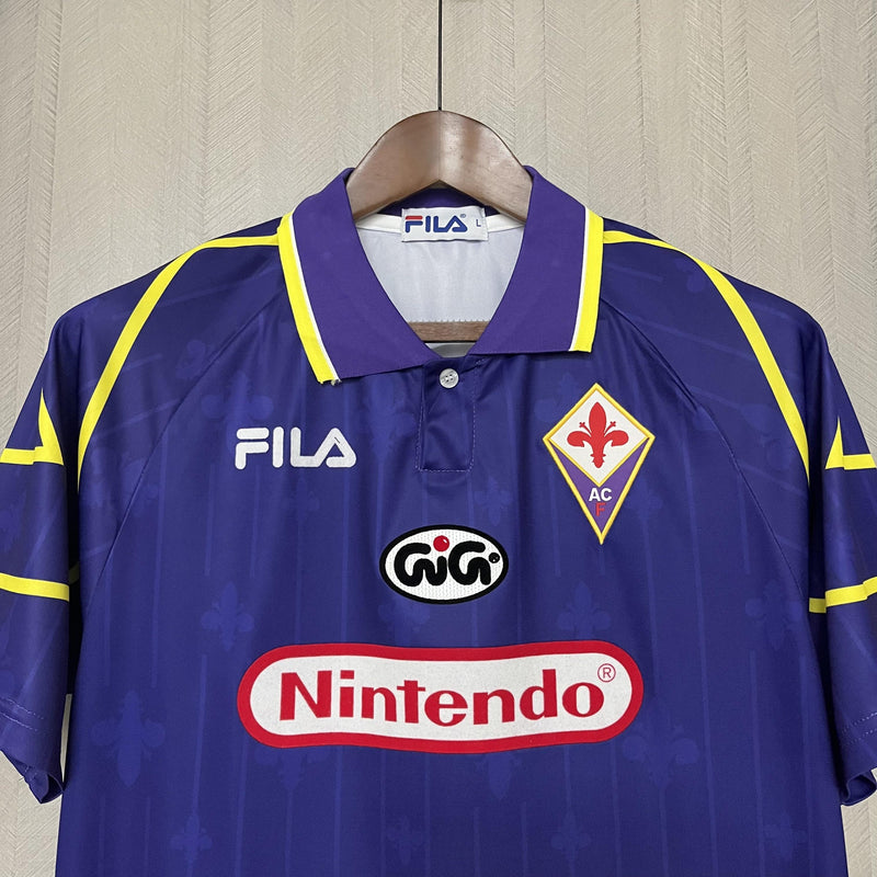 Camisa I Fiorentina Retrô | 97/98 Torcedor Fila - Roxa