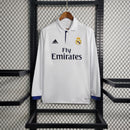 Camisa I Real Madrid Retrô | 16/17 Adidas - Rosa - Manga Longa