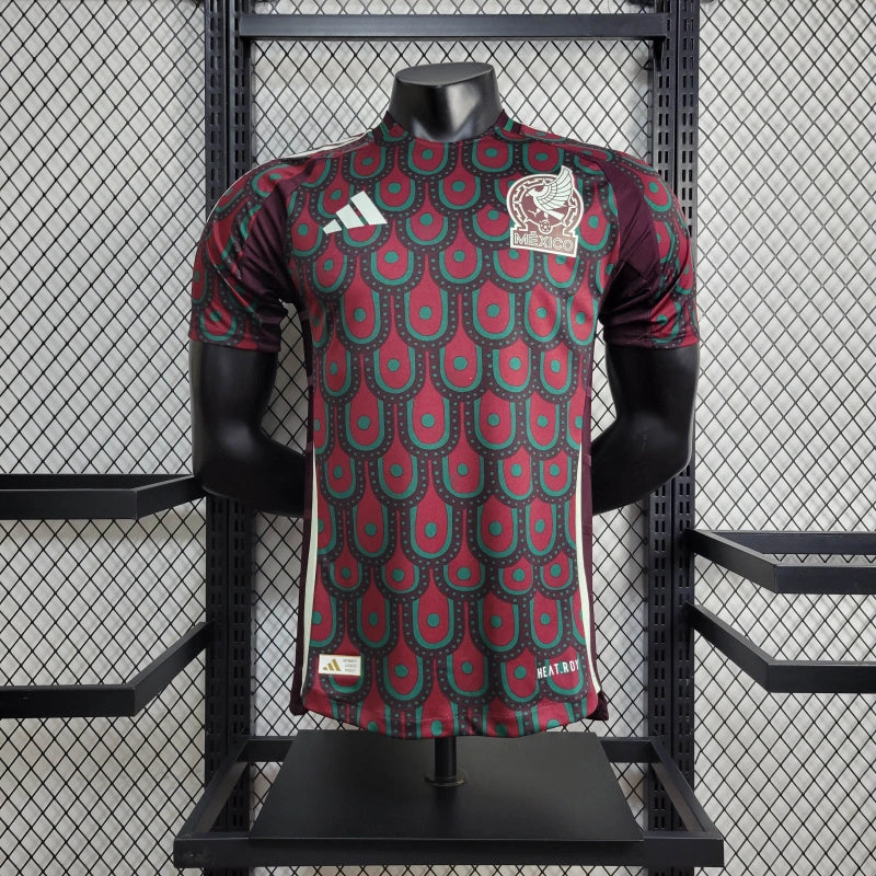Camisa I México | 2024 Modelo Jogador Adidas - Vermelha e Verde