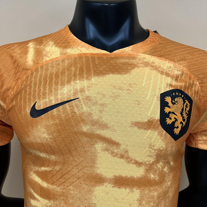 Camisa I Holanda | 2022 Modelo Jogador Nike - Dourada