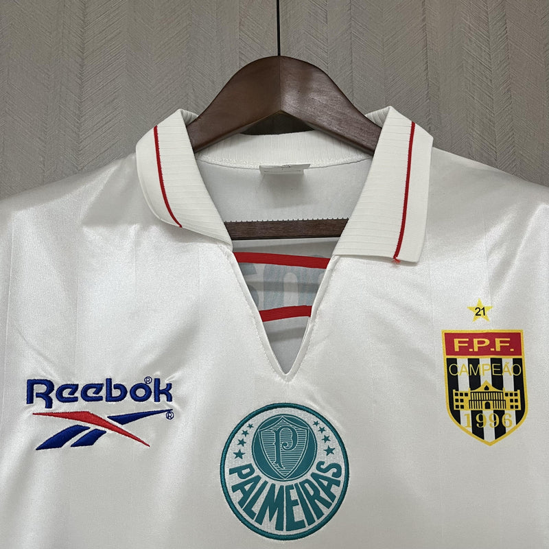Camisa III Palmeiras Retrô | 1997 Torcedor Reebok - Branca e Verde