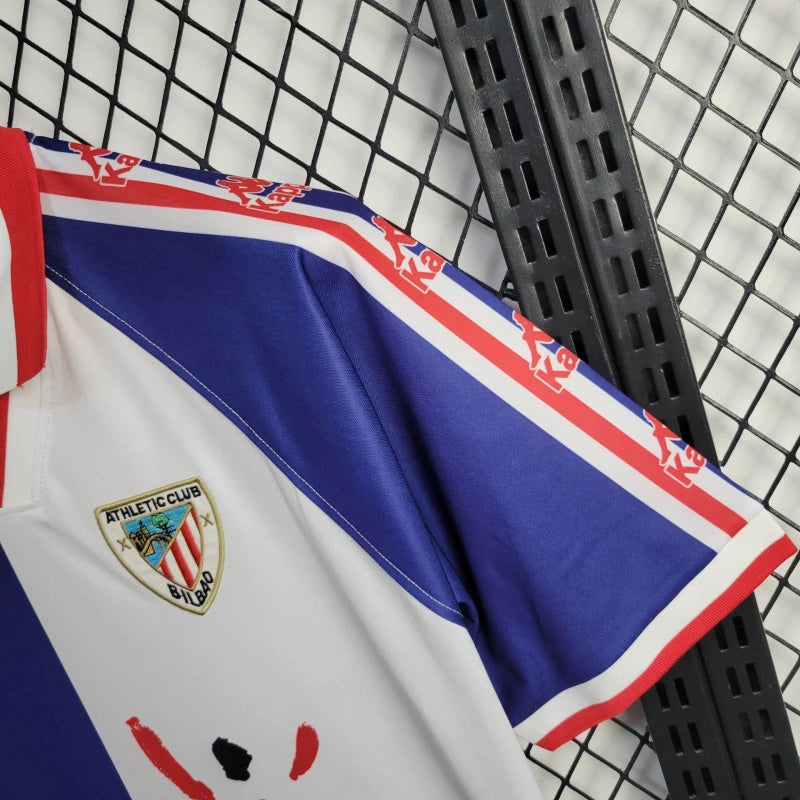 Camisa II Athletic Bilbao Retrô | 97/98 Kappa - Azul e Branca