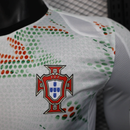 Camisa II Portugal | 2025 Modelo Jogador Puma - Branca (Manga Longa)