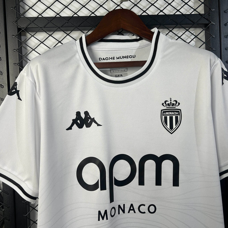 Camisa III Monaco | 24/25 Torcedor Kappa - Branca e Preta