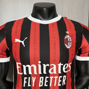 Camisa I Milan | 24/25 Modelo Jogador Puma - Vermelha e Preta