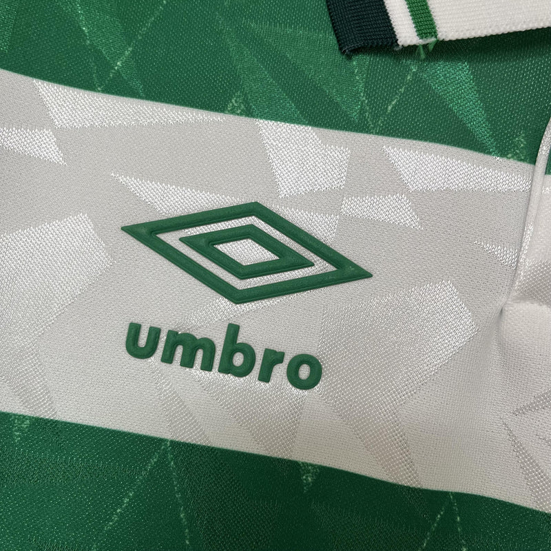 Camisa I Celtic Retrô | 89/91 Umbro - Verde e Branca