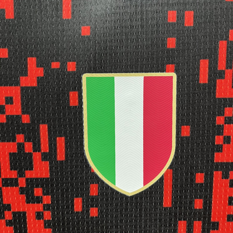 Camisa IV Milan | 23/24 Torcedor Puma - Preta e Vermelha