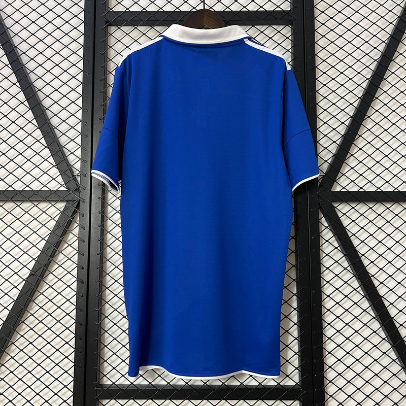 Camisa I Schalke 04 Retrô | 10/11 Adidas - Azul e Branca