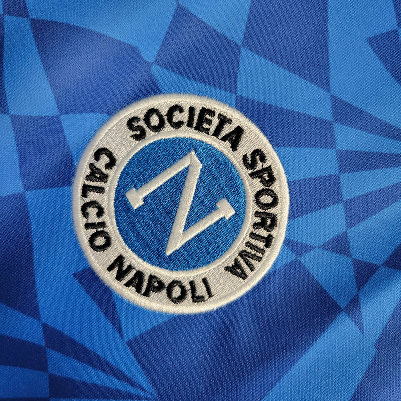 Camisa I Napoli Retrô | 91/93 Umbro - Azul