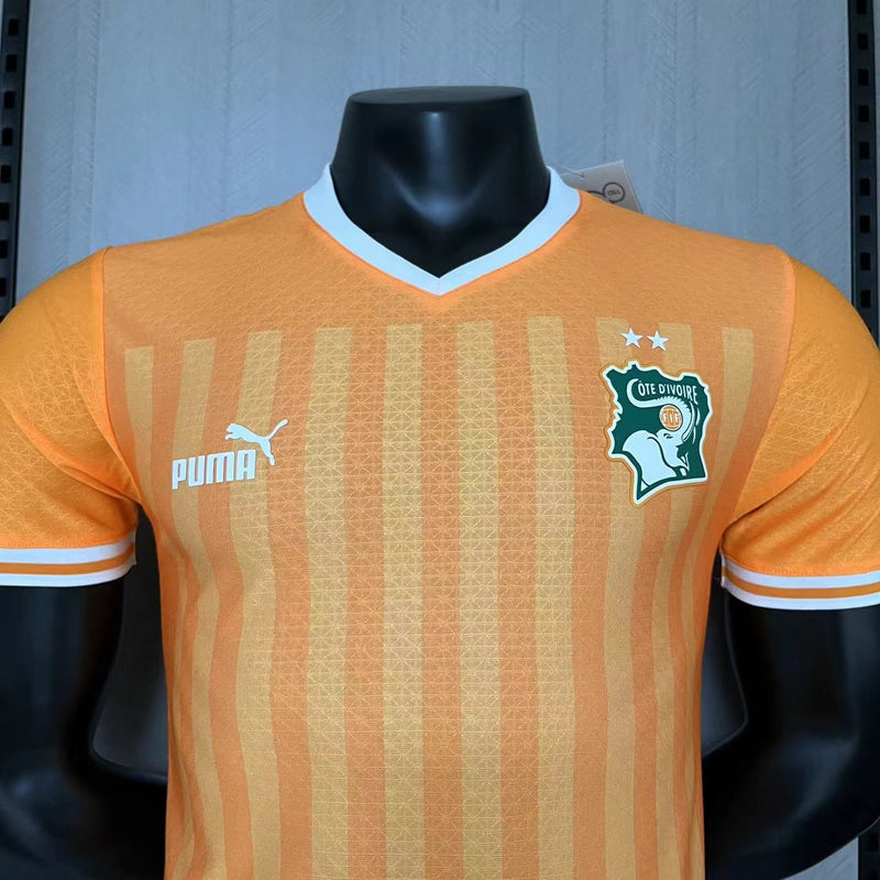 Camisa I Costa do Marfim | 23/24 Modelo Jogador Puma - Laranja
