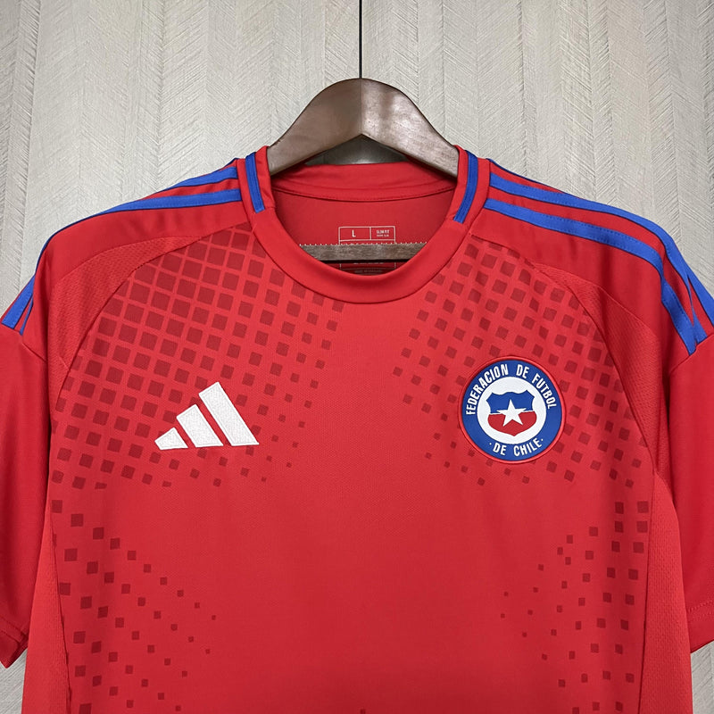 Camisa I Chile | 24/25 Torcedor Adidas - Vermelha