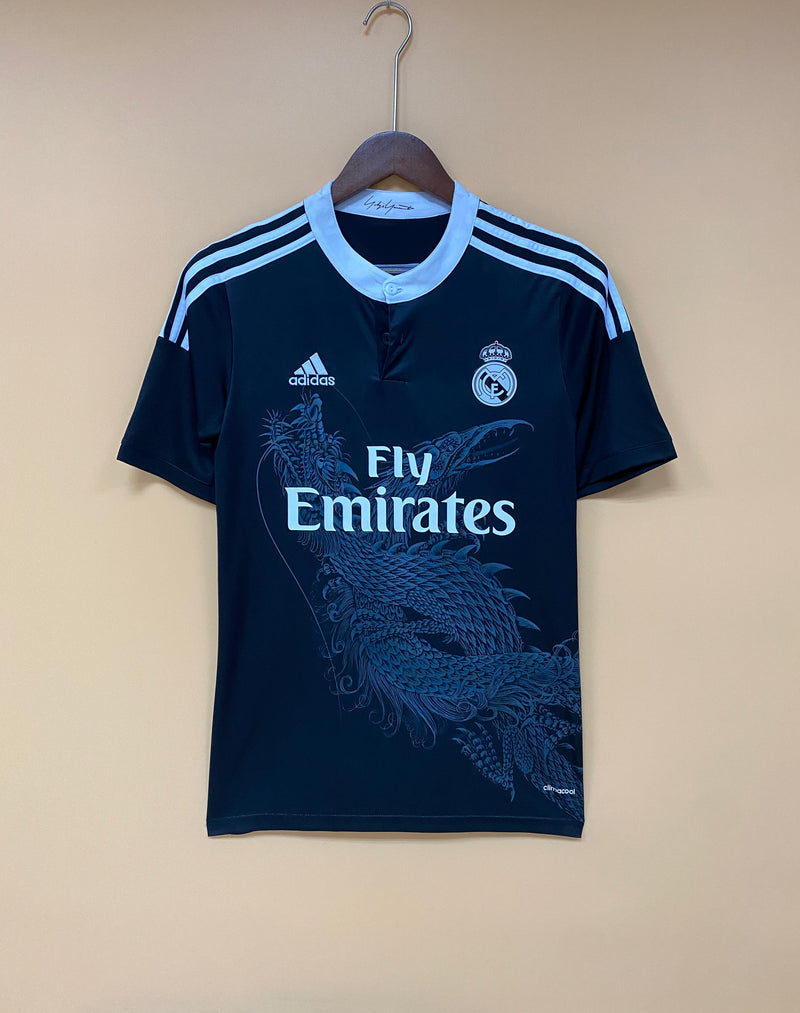Camisa III Real Madrid Retrô | 14/15 Torcedor Adidas - Preta