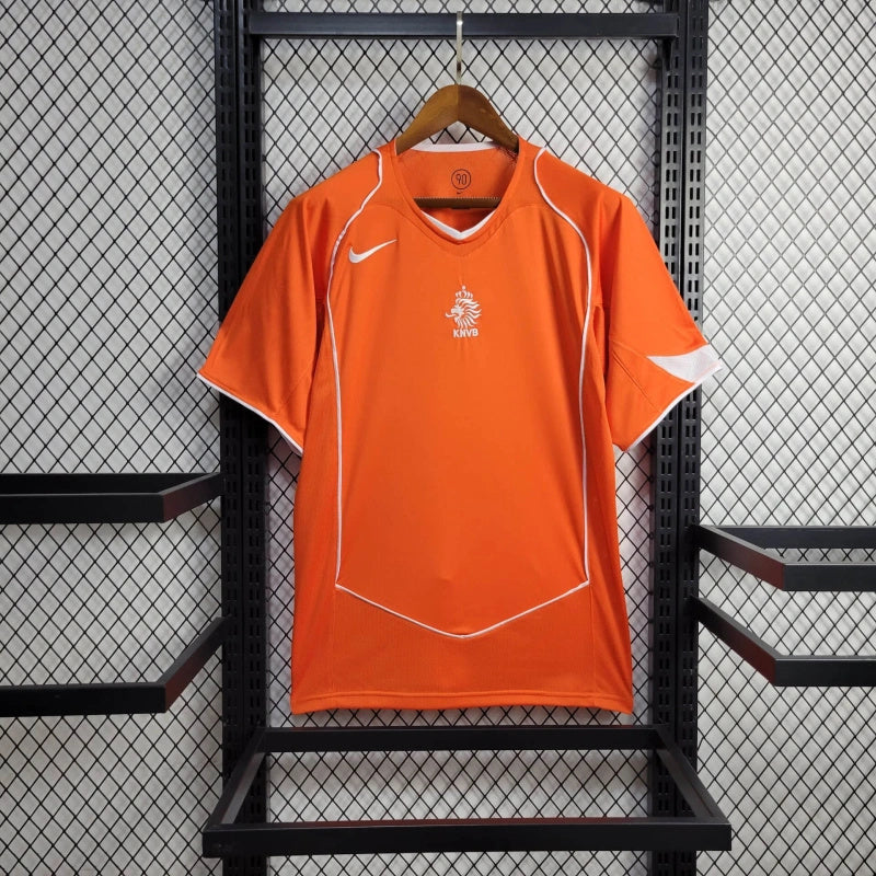 Camisa I Holanda Retrô | 2004 Nike - Laranja