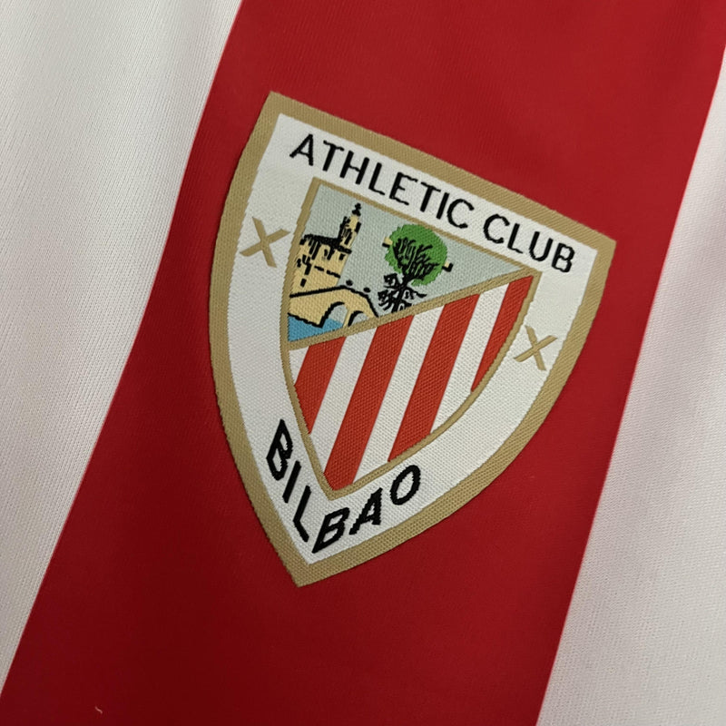 Camisa I Athletic Bilbao | 23/24 Torcedor Castore - Vermelha e Branca