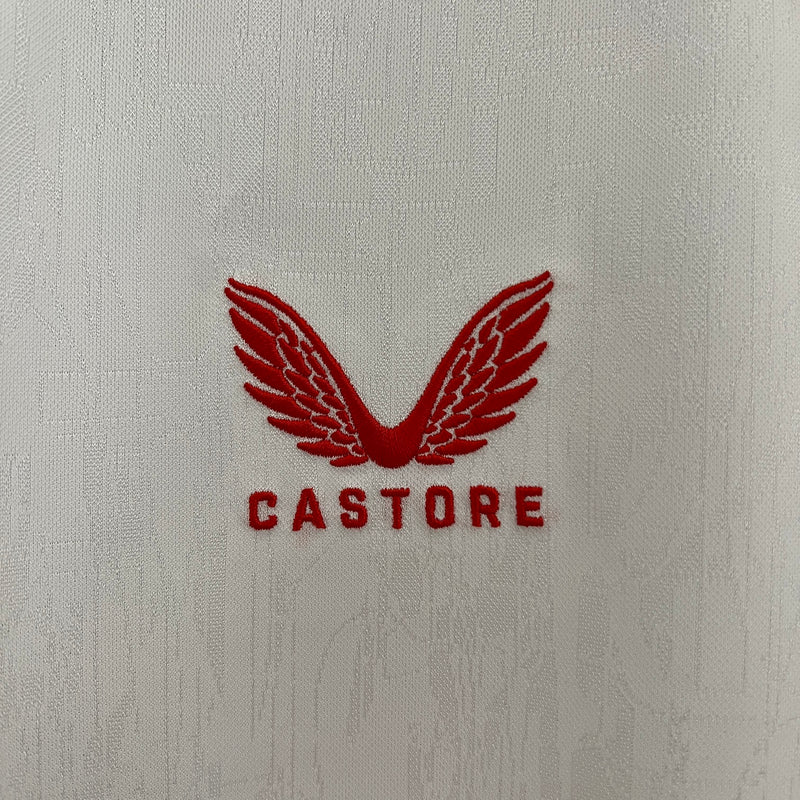 Camisa I Sevilla | 24/25 Torcedor Castore - Branca e Vermelha