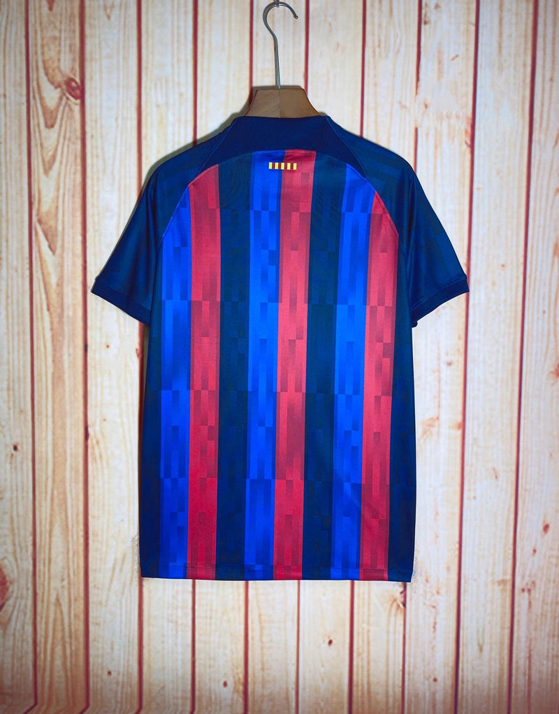 Camisa I Barcelona | 22/23 Torcedor Nike - Azul e Vermelha (sem patrocínio)