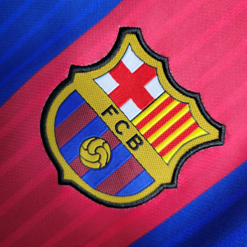 Camisa I Barcelona Retrô | 16/17 Nike - Vermelha e Azul
