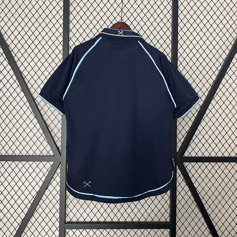Camisa III West Ham Retrô | 99/01 Fila - Azul