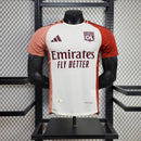 Camisa III Lyon | 24/25 Modelo Jogador Adidas - Branca e Vermelha