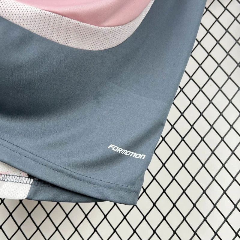 Camisa II Benfica Retrô | 07/08 Adidas - Rosa e Cinza